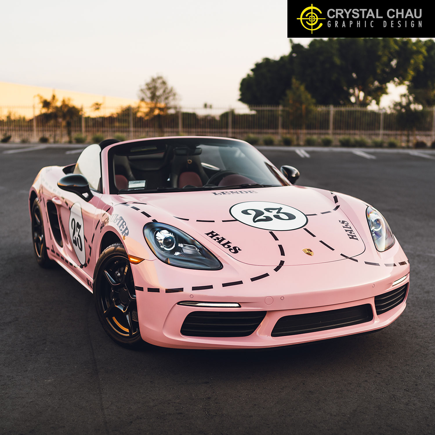 Porsche 718 Boxster Pink Pig Livery