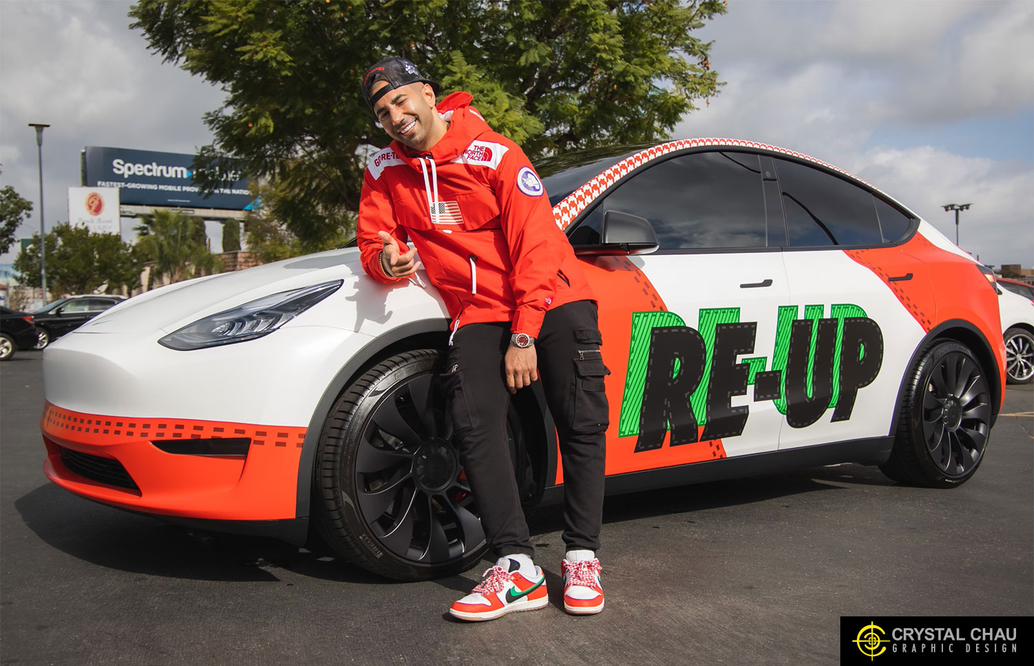 Tesla Model Y Nike Habibi Dunks Design Fousey