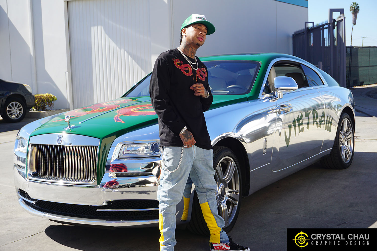 Rolls Royce Wraith Chrome Vietraw Tyga