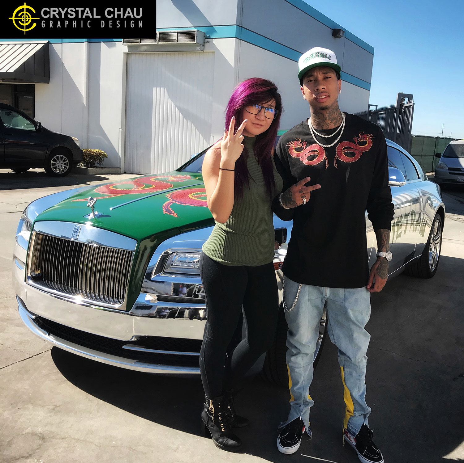 Rolls Royce Wraith Chrome Vietraw Tyga
