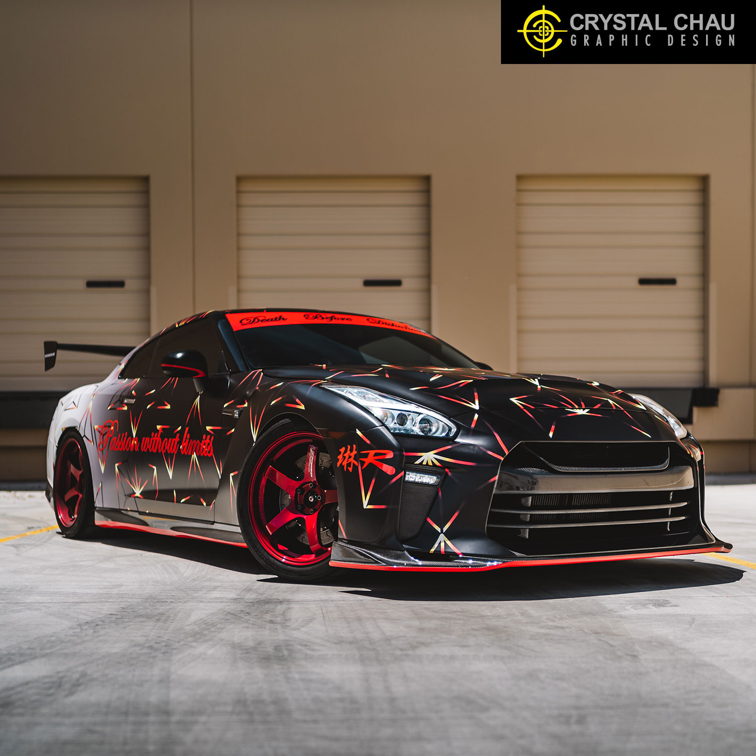 Nissan GTR Triangles Gradient Passion Without Limits UCSB