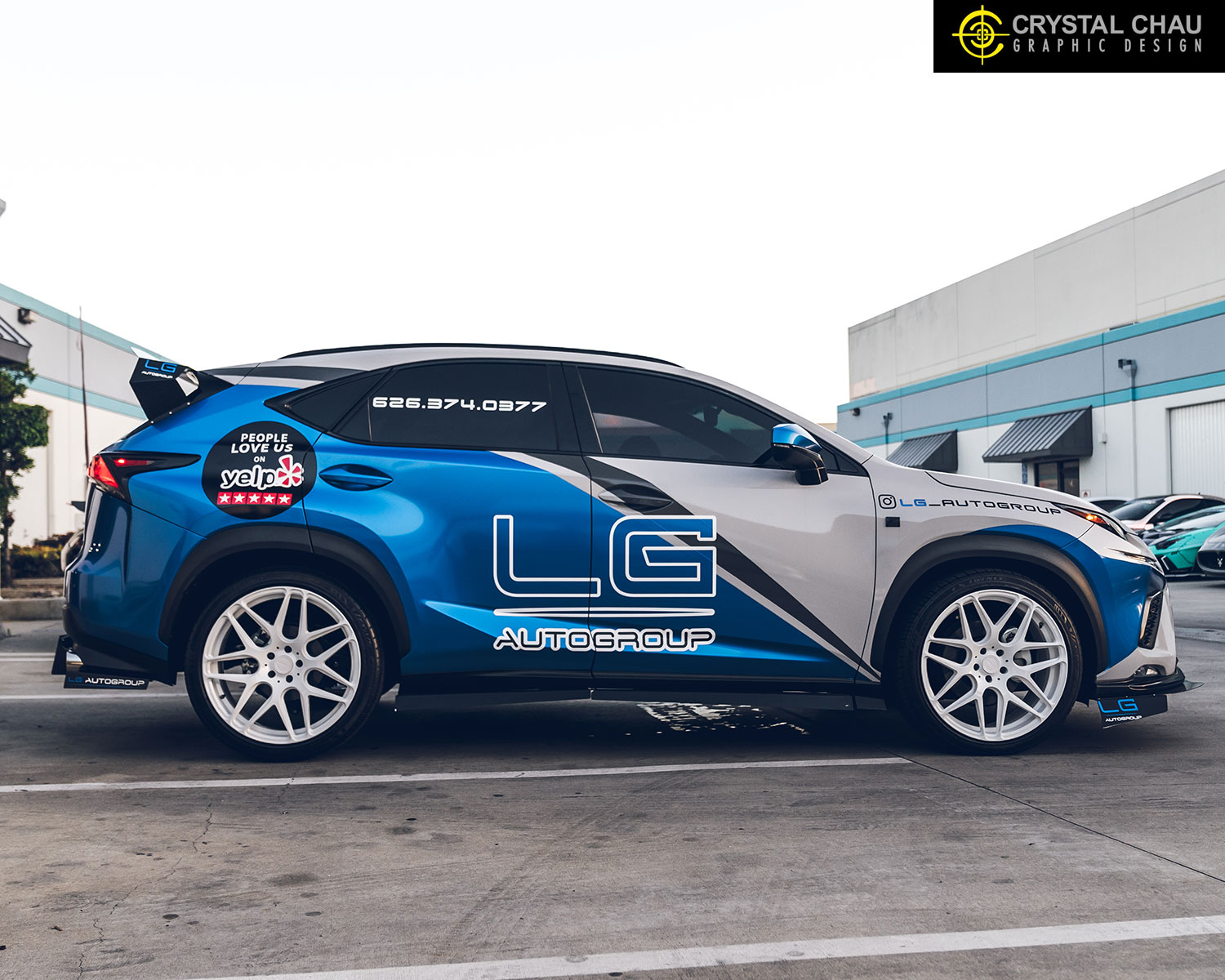 Lexus NX LG Auto Group Commercial Wrap