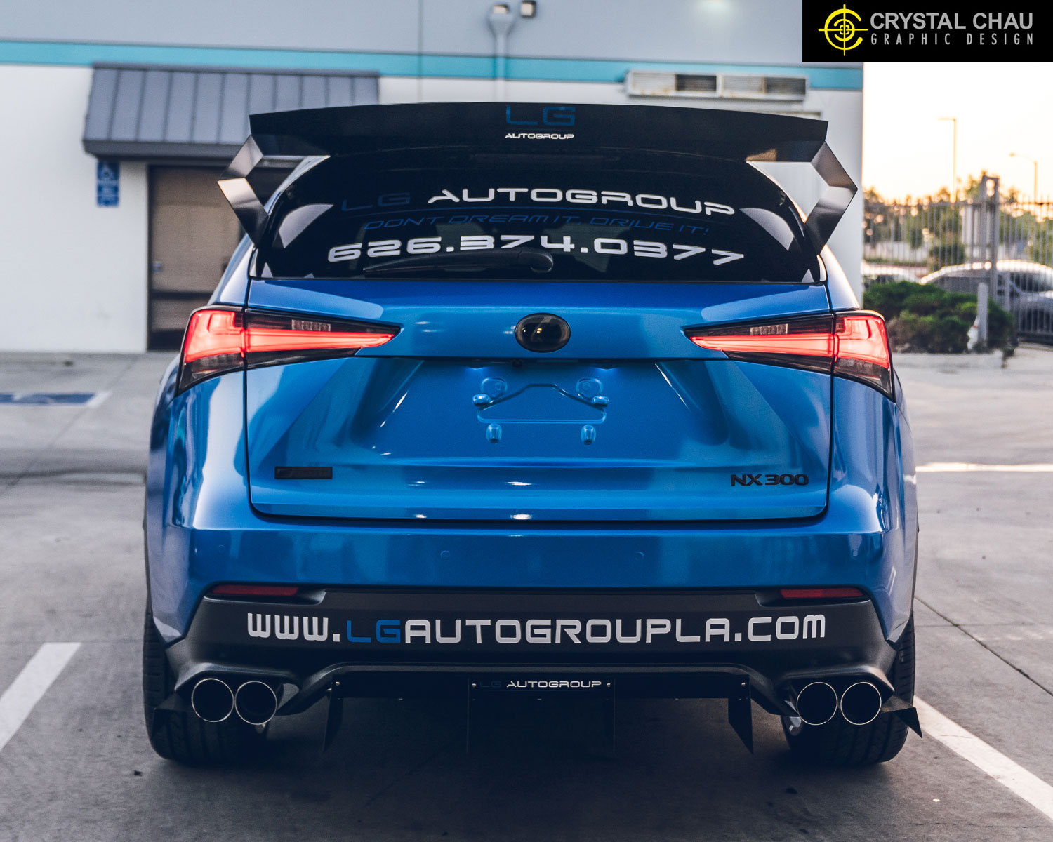 Lexus NX LG Auto Group Commercial Wrap