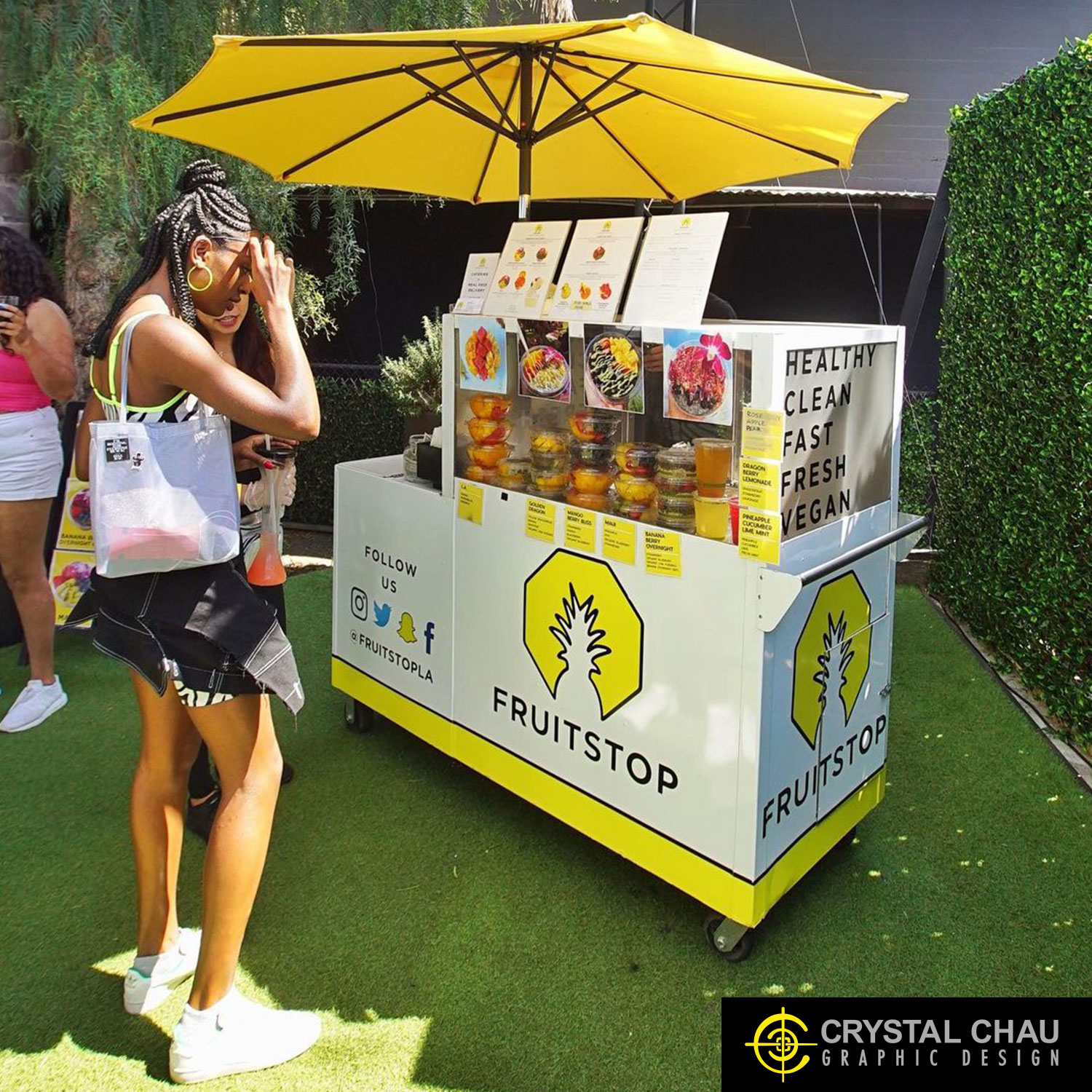 Fruitstop Los Angeles Cart Commercial Wrap