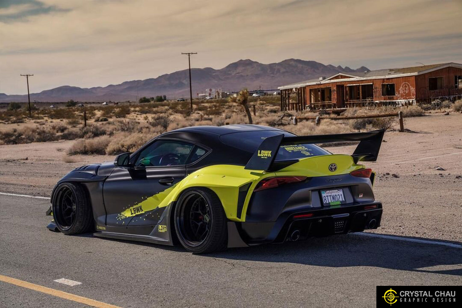 Toyota Supra A91 Yeezy Liberty Walk Widebody