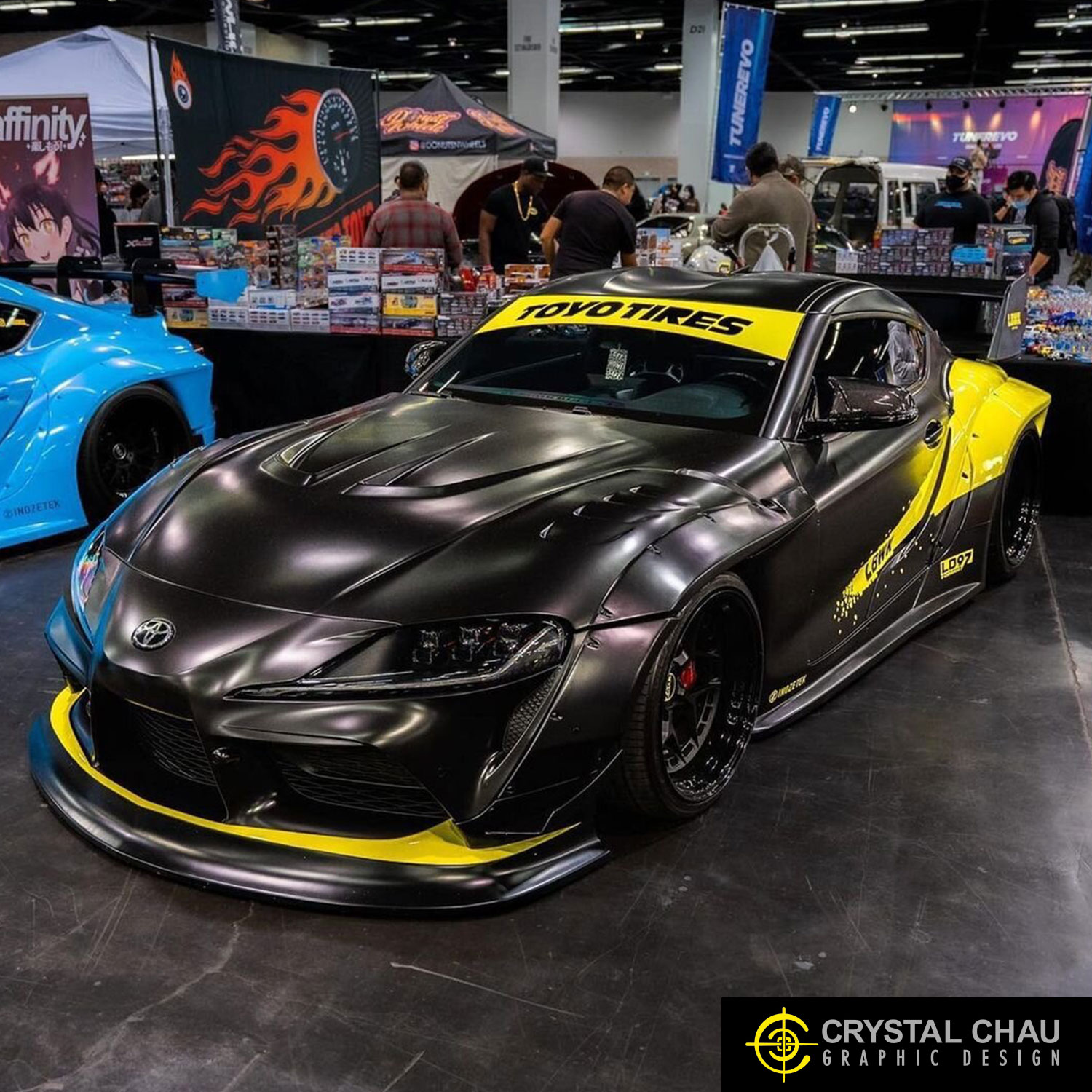 Toyota Supra A91 Yeezy Liberty Walk Widebody a90.mvmnt