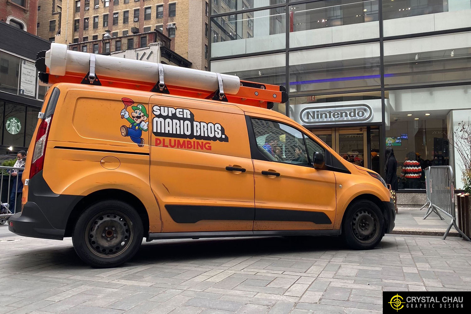 Super Mario Bros Movie Plumbing Van Livery