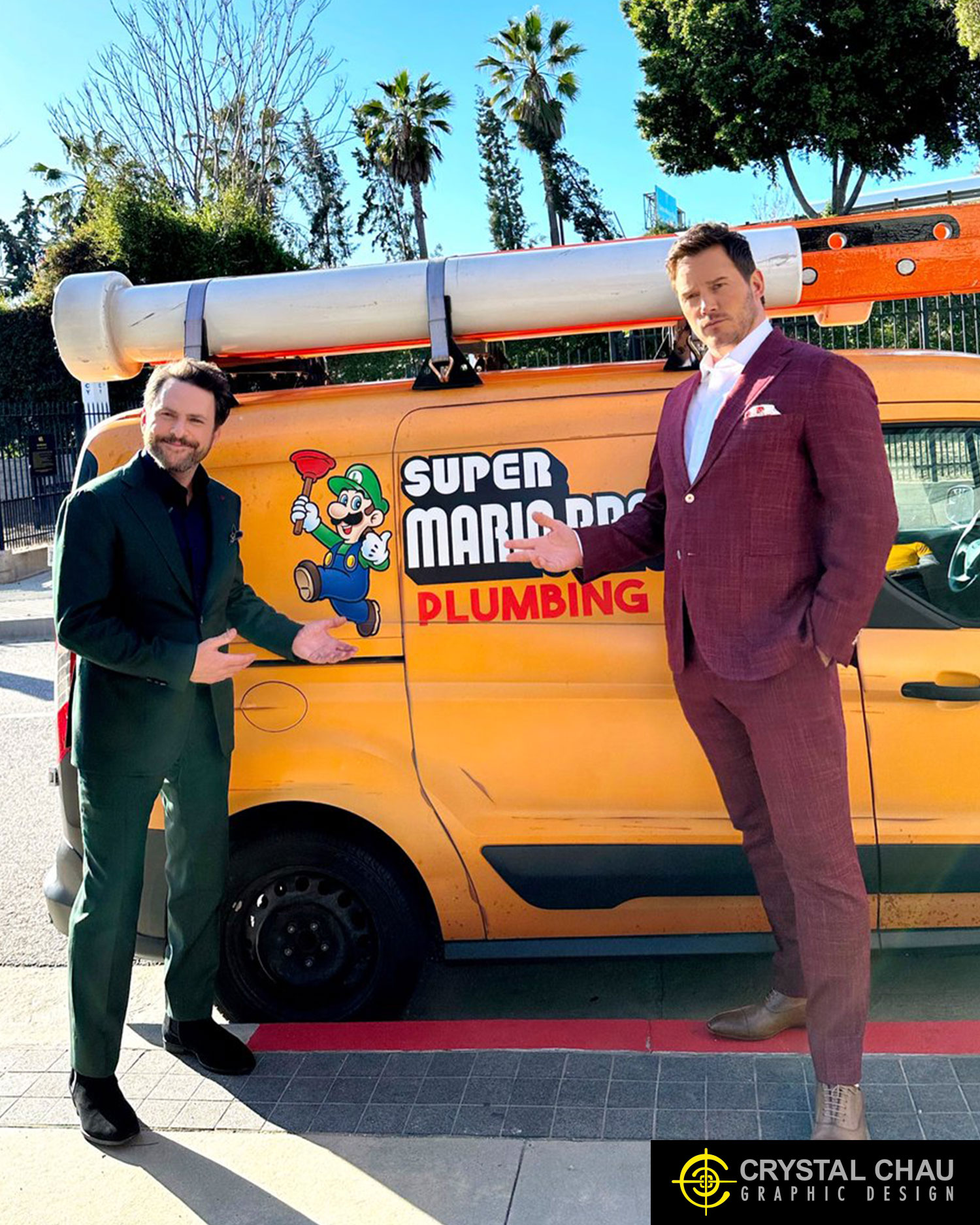 Super Mario Bros Movie Plumbing Van Livery