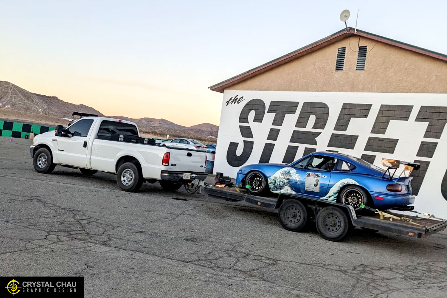 Miata NA Japanese Great Wave Off Kanagawa