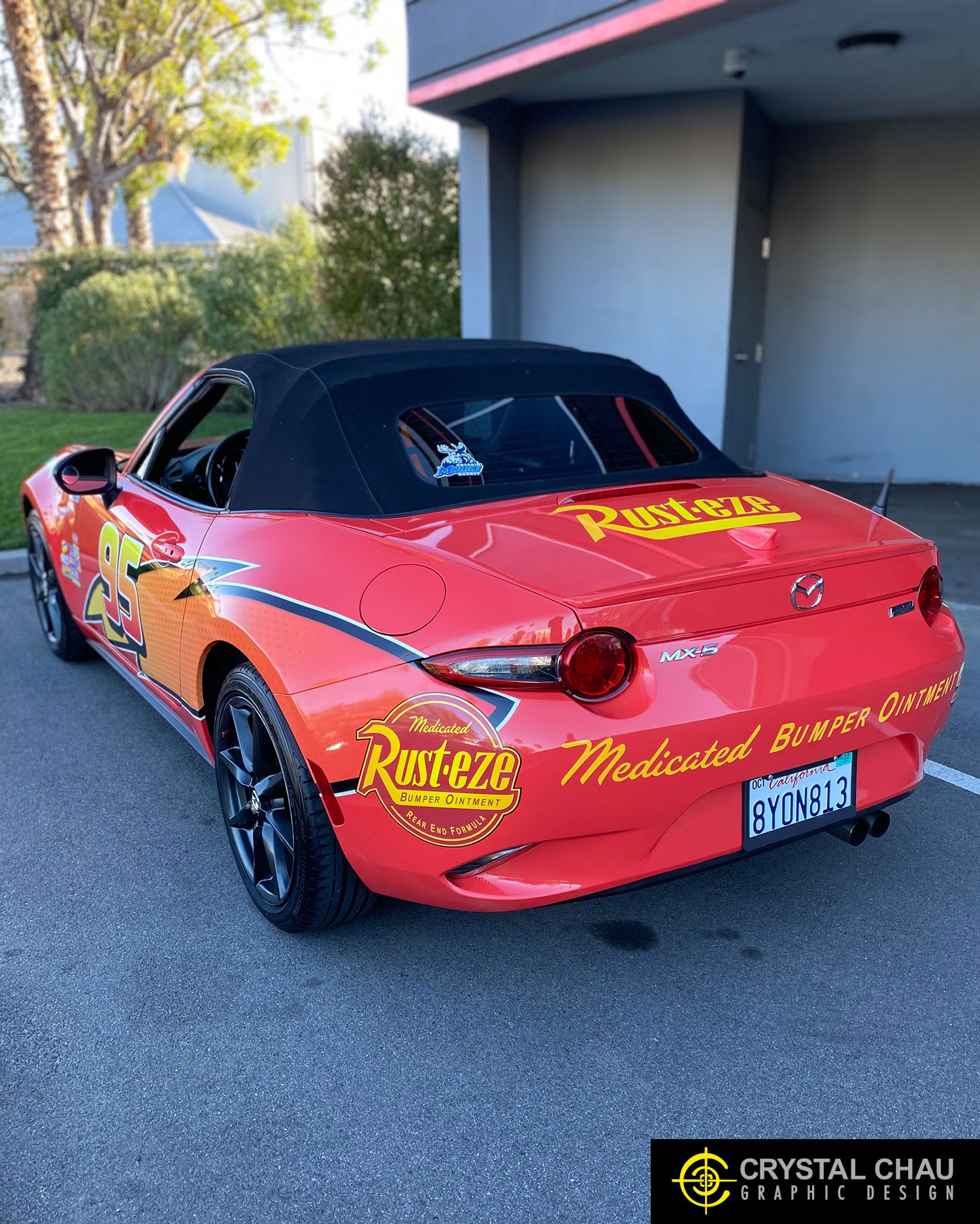 Mazda Miata Lightning McQueen Cars Livery