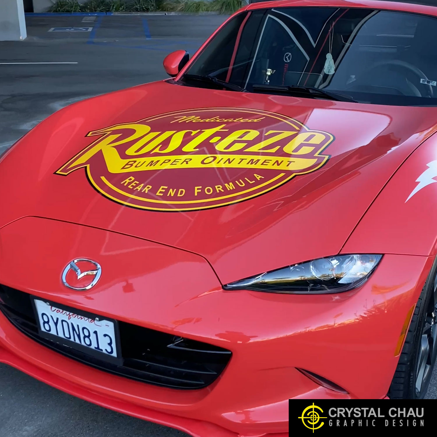 Mazda Miata Lightning McQueen Cars Livery
