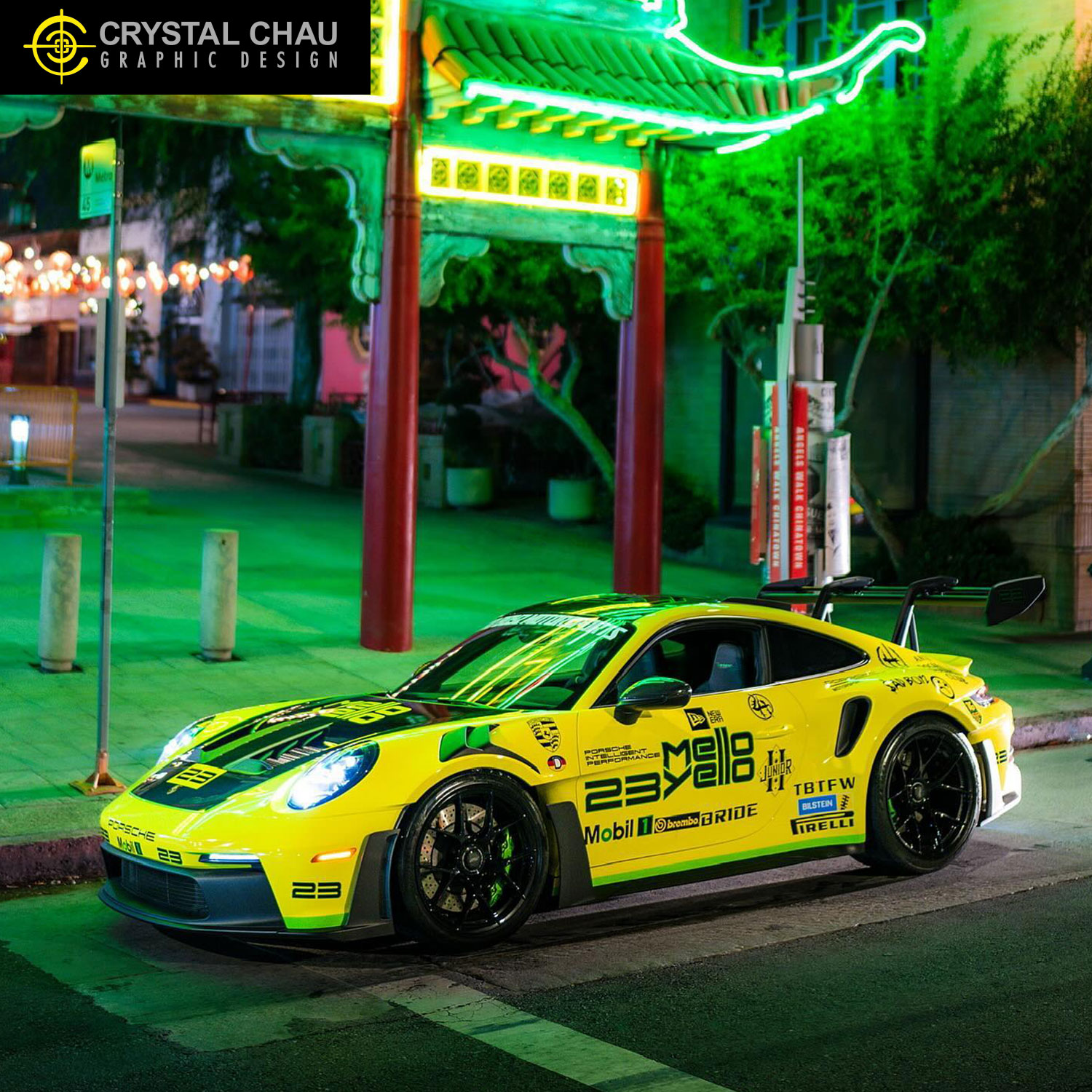 Porsche GT3 RS Forza Mellow Yello Livery Junior H