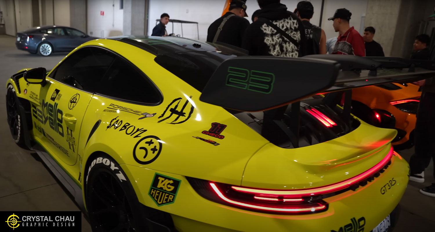 Porsche GT3 RS Forza Mellow Yello Livery Junior H