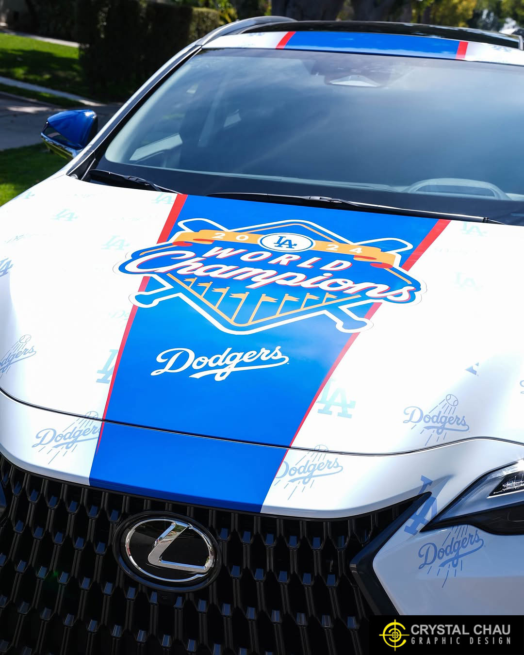 LA Dodgers Baseball MLB x Lexus NX450H World Championship Design