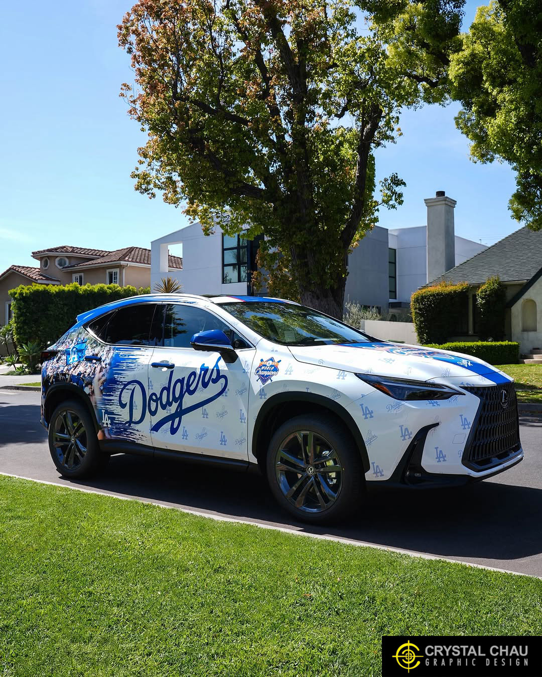 LA Dodgers Baseball MLB x Lexus NX450H World Championship Design