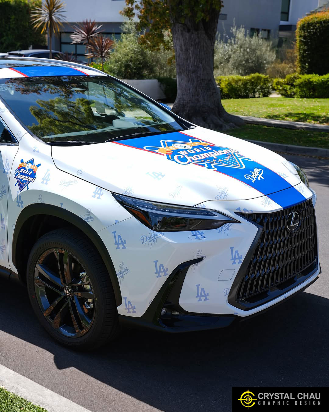 LA Dodgers Baseball MLB x Lexus NX450H World Championship Design