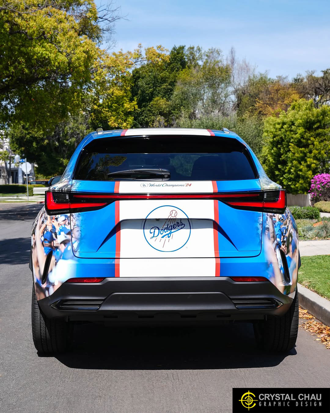LA Dodgers Baseball MLB x Lexus NX450H World Championship Design