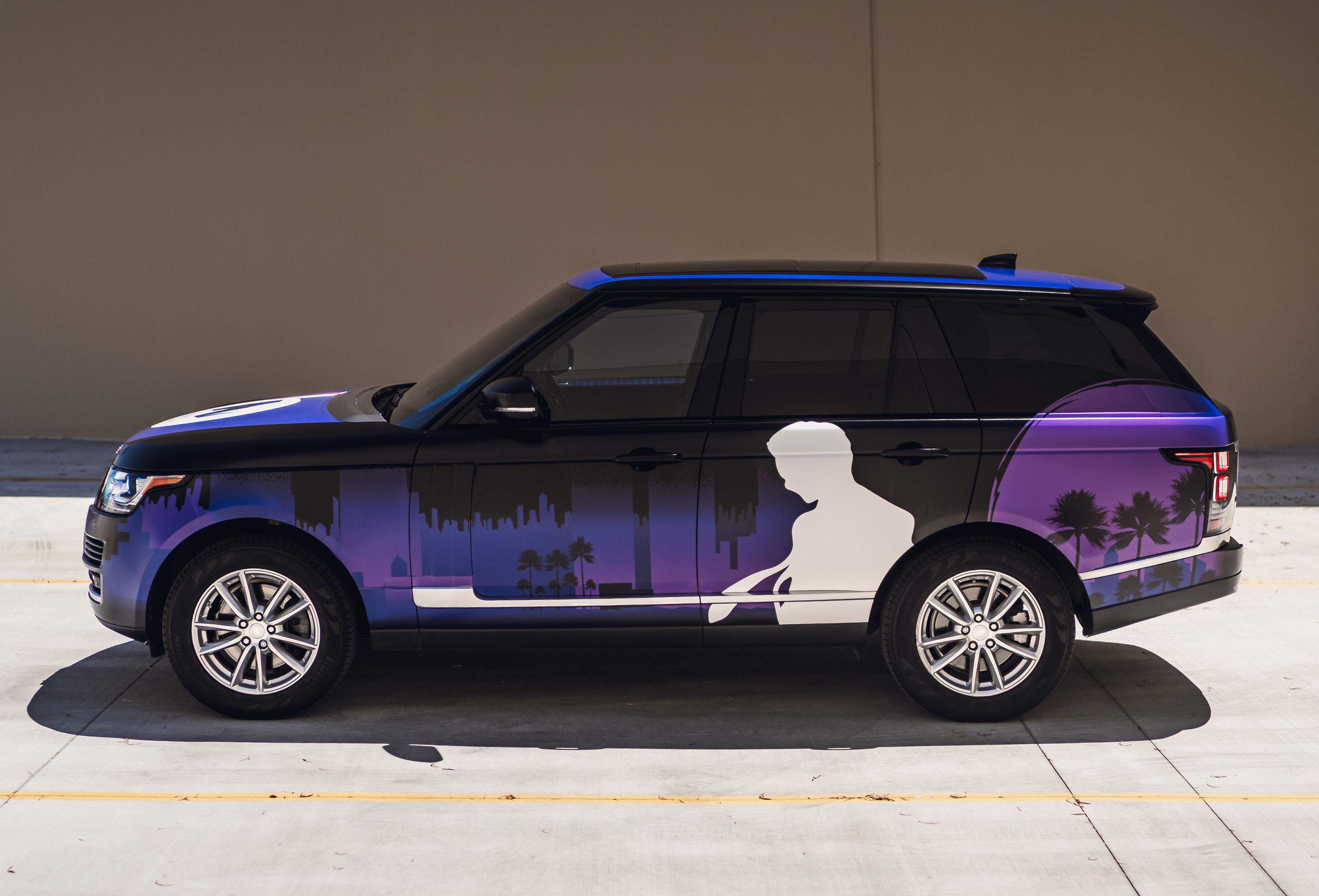 Range Rover Land Rover Commercial Wrap Nightview Studios