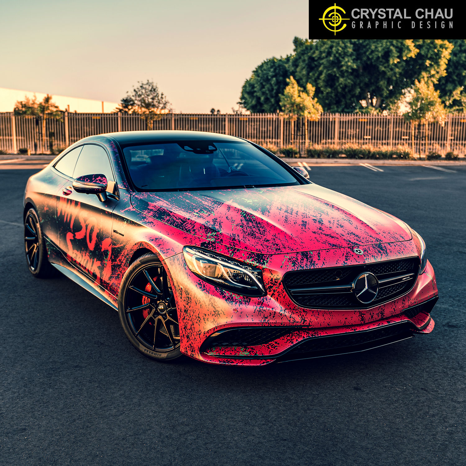 Mercedes S63 AMG Why So Serious Joker Batman