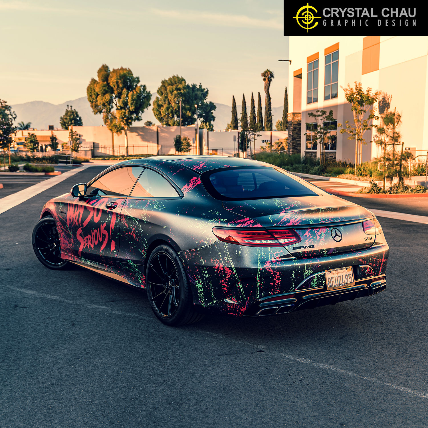 Mercedes S63 AMG Why So Serious Joker Batman