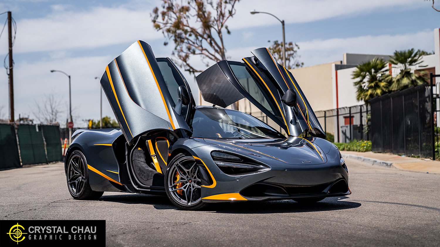 McLaren 720s Orange Accents Livery