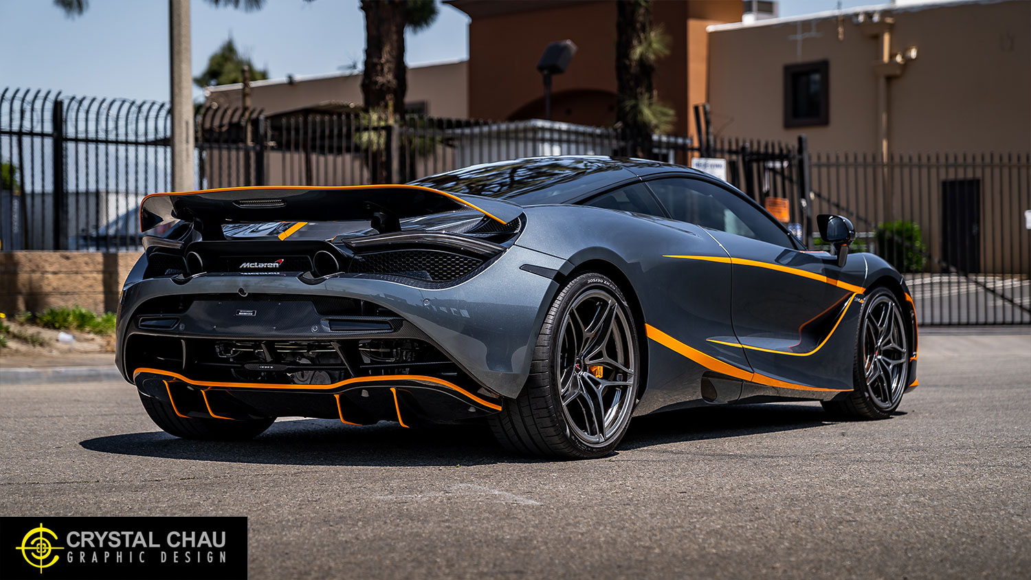 McLaren 720s Orange Accents Livery