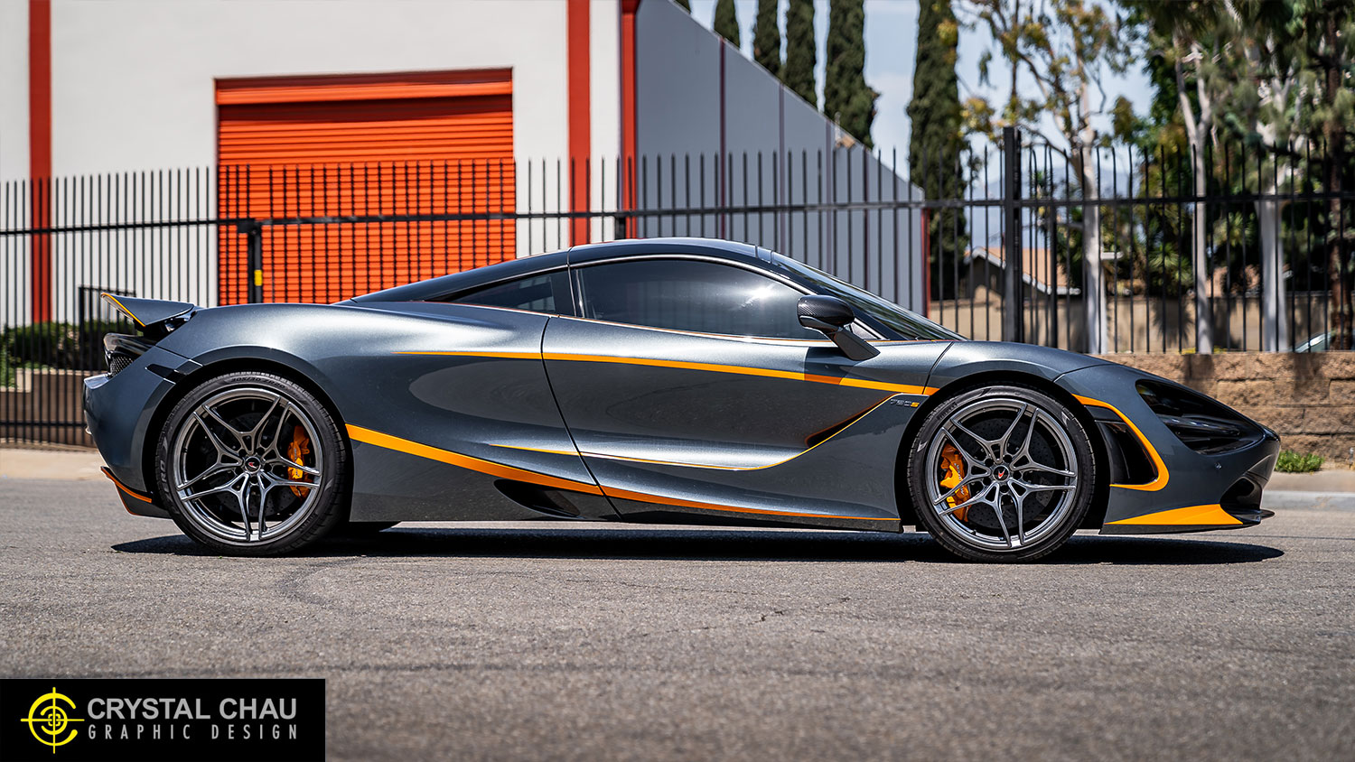McLaren 720s Orange Accents Livery