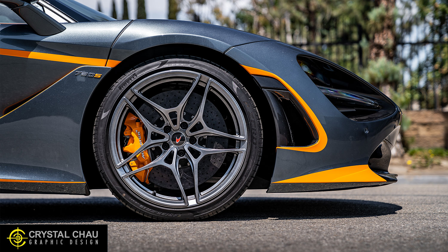 McLaren 720s Orange Accents Livery