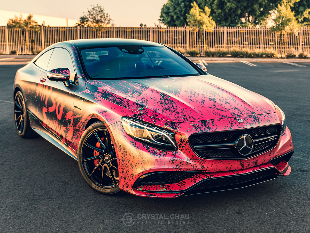 Mercedes S63 AMG Why So Serious Joker