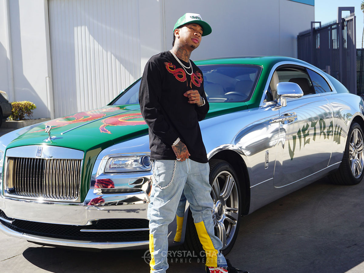 Rolls Royce Wraith Chrome Tyga