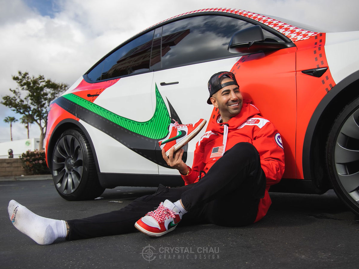 Tesla Model Y FouseyTube Nike