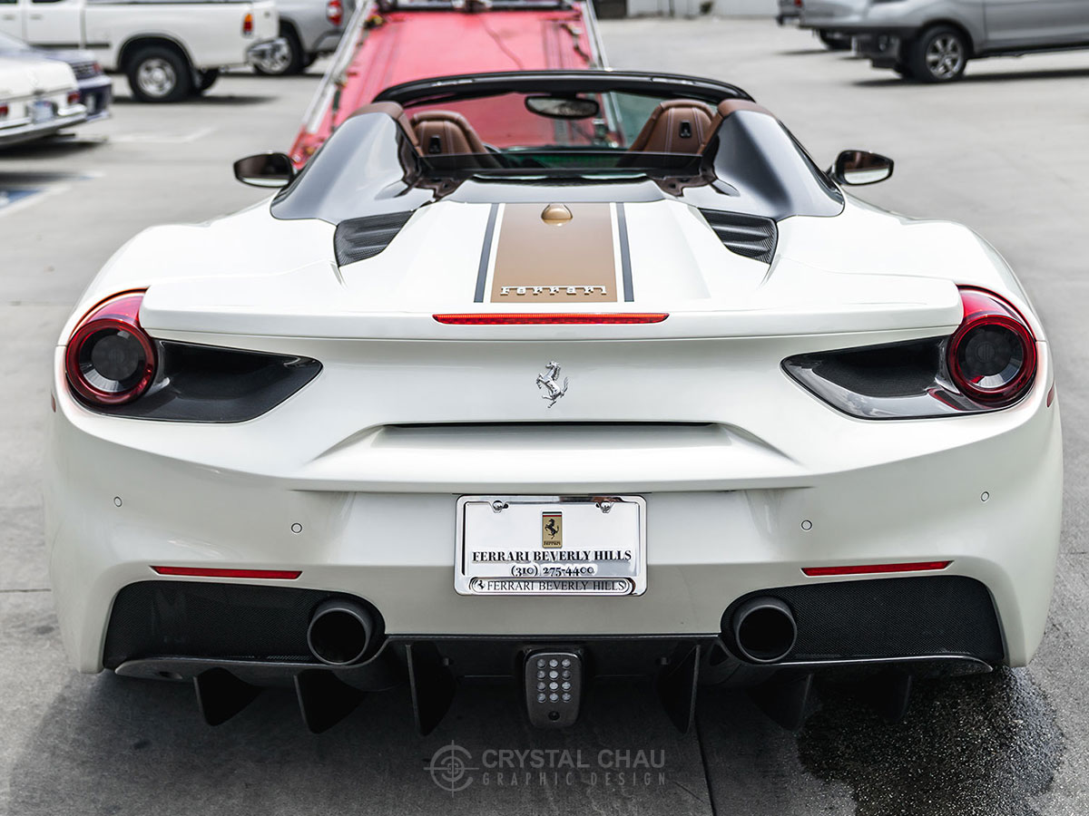 Ferrari 488 Bronze Stripe
