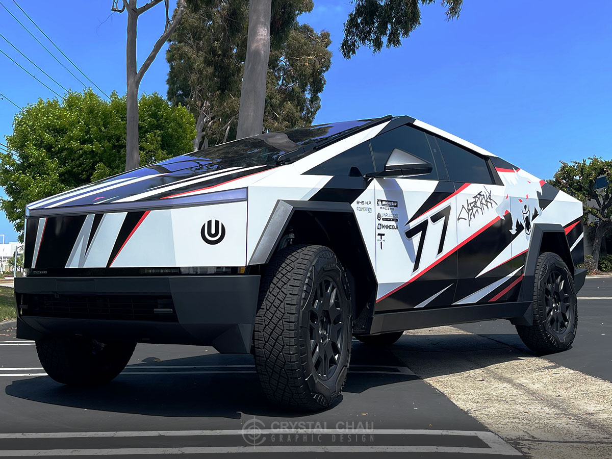 Tesla Cybertruck Cyberbeast Racing Livery