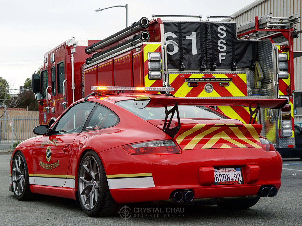 Porsche 997 GT3 San Francisco Fire Department