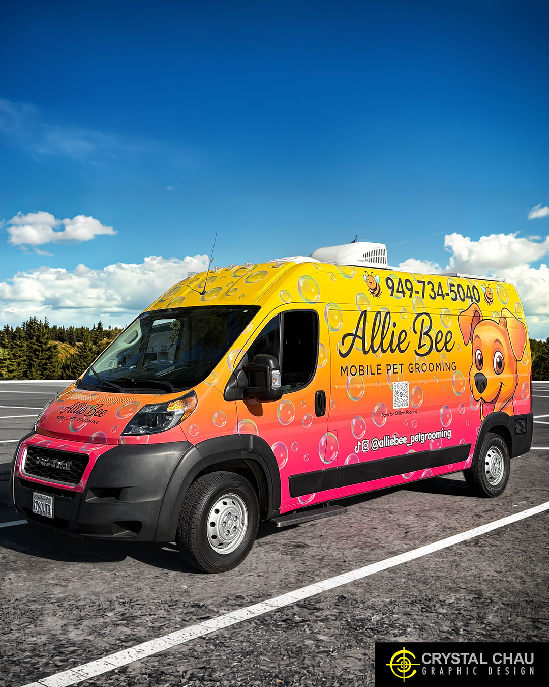 Allie Bee Pet Grooming Mobile Van
