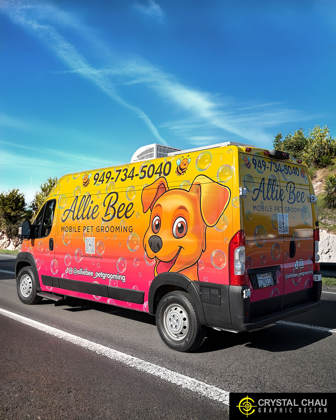 Allie Bee Pet Grooming Mobile Van