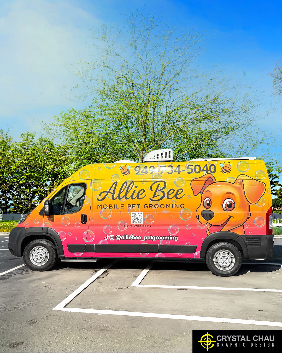 Allie Bee Pet Grooming Mobile Van