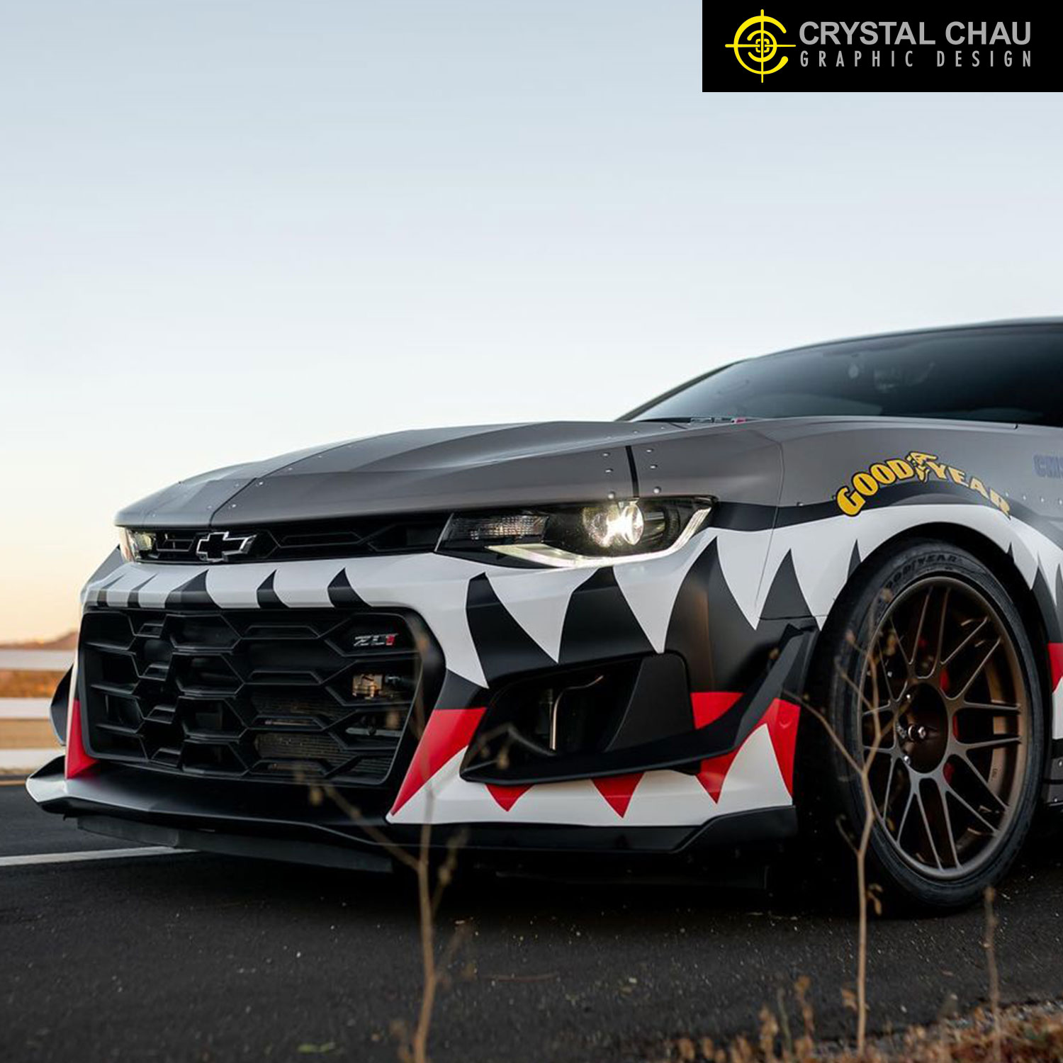 Chevy Camaro ZL1 1LE Sharkmouth