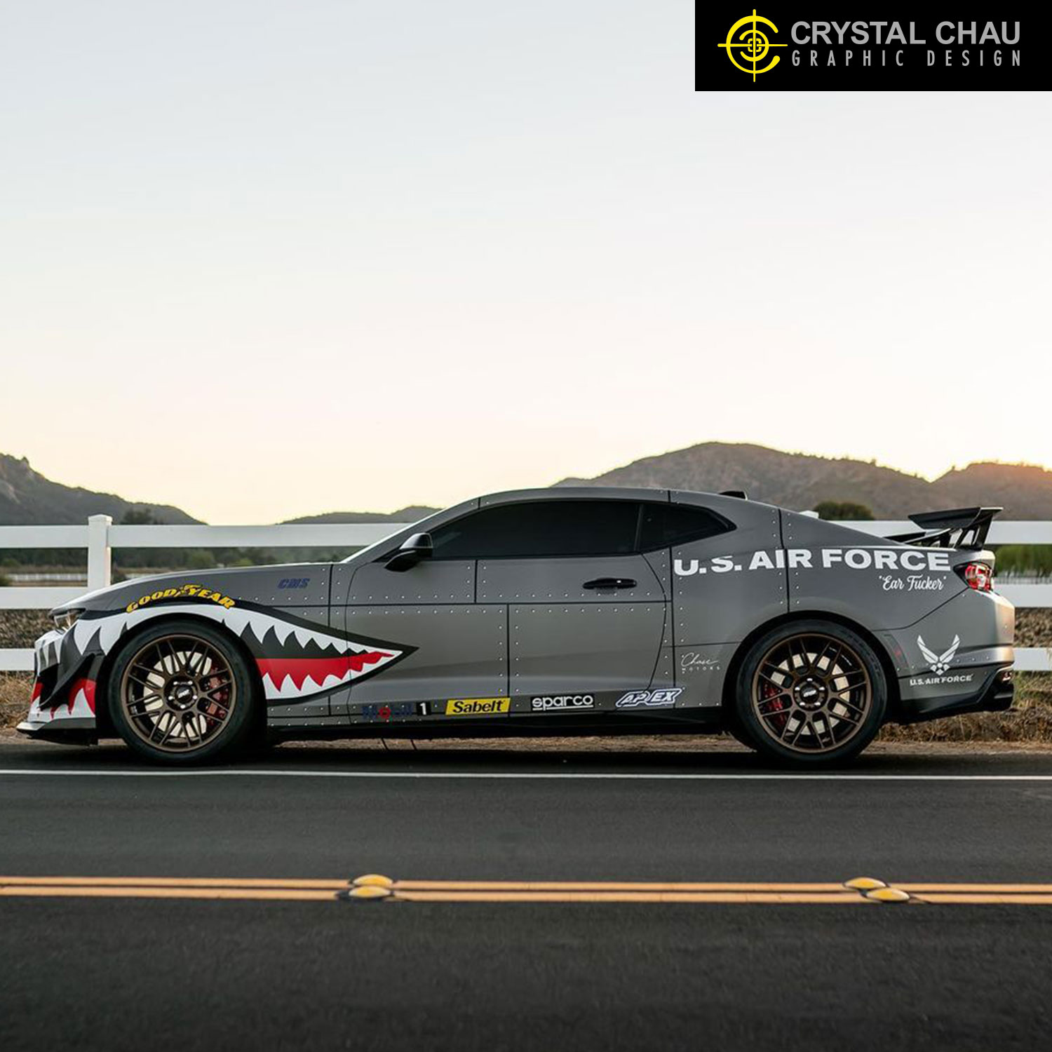 Chevy Camaro ZL1 1LE Sharkmouth