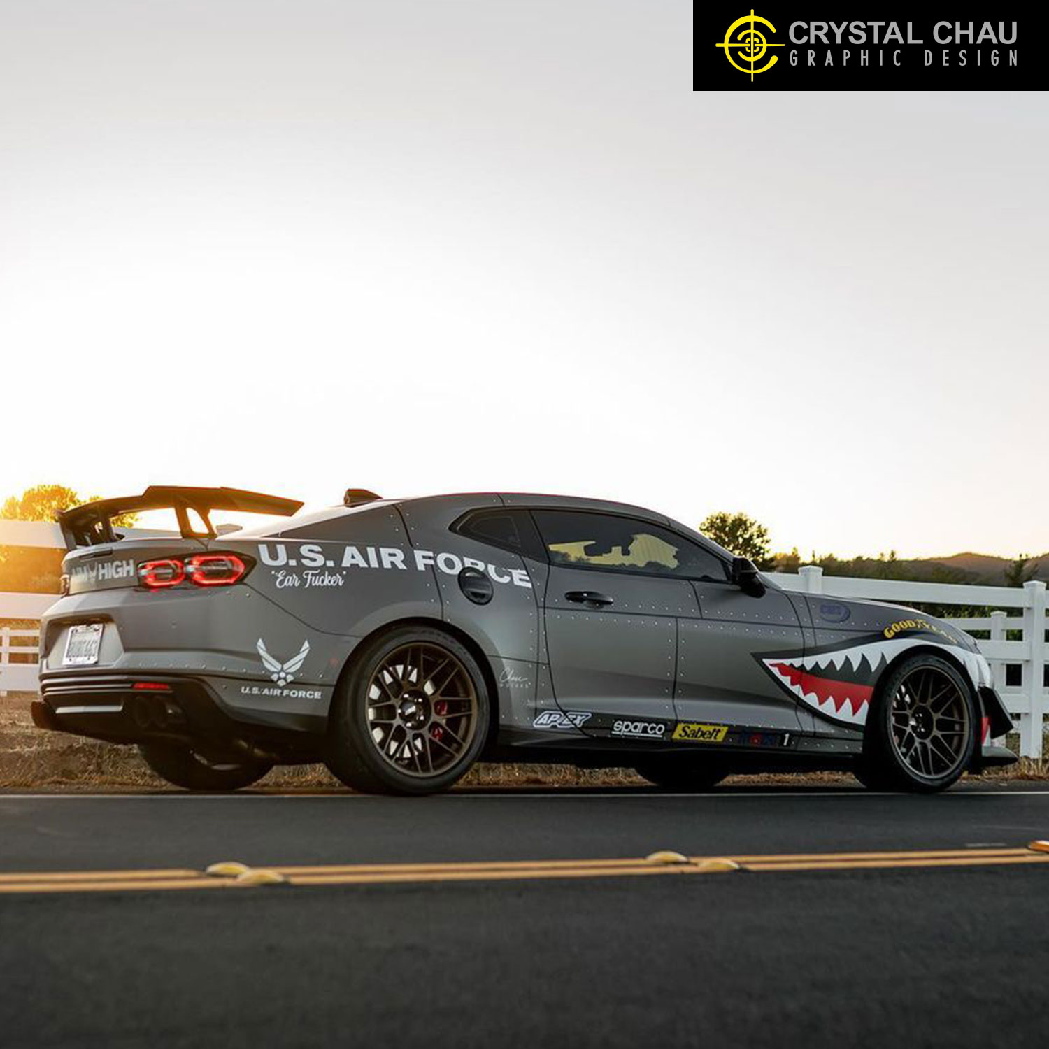 Chevy Camaro ZL1 1LE Sharkmouth