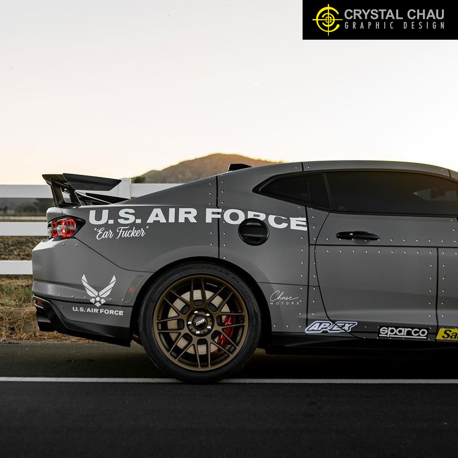 Chevy Camaro ZL1 1LE Sharkmouth