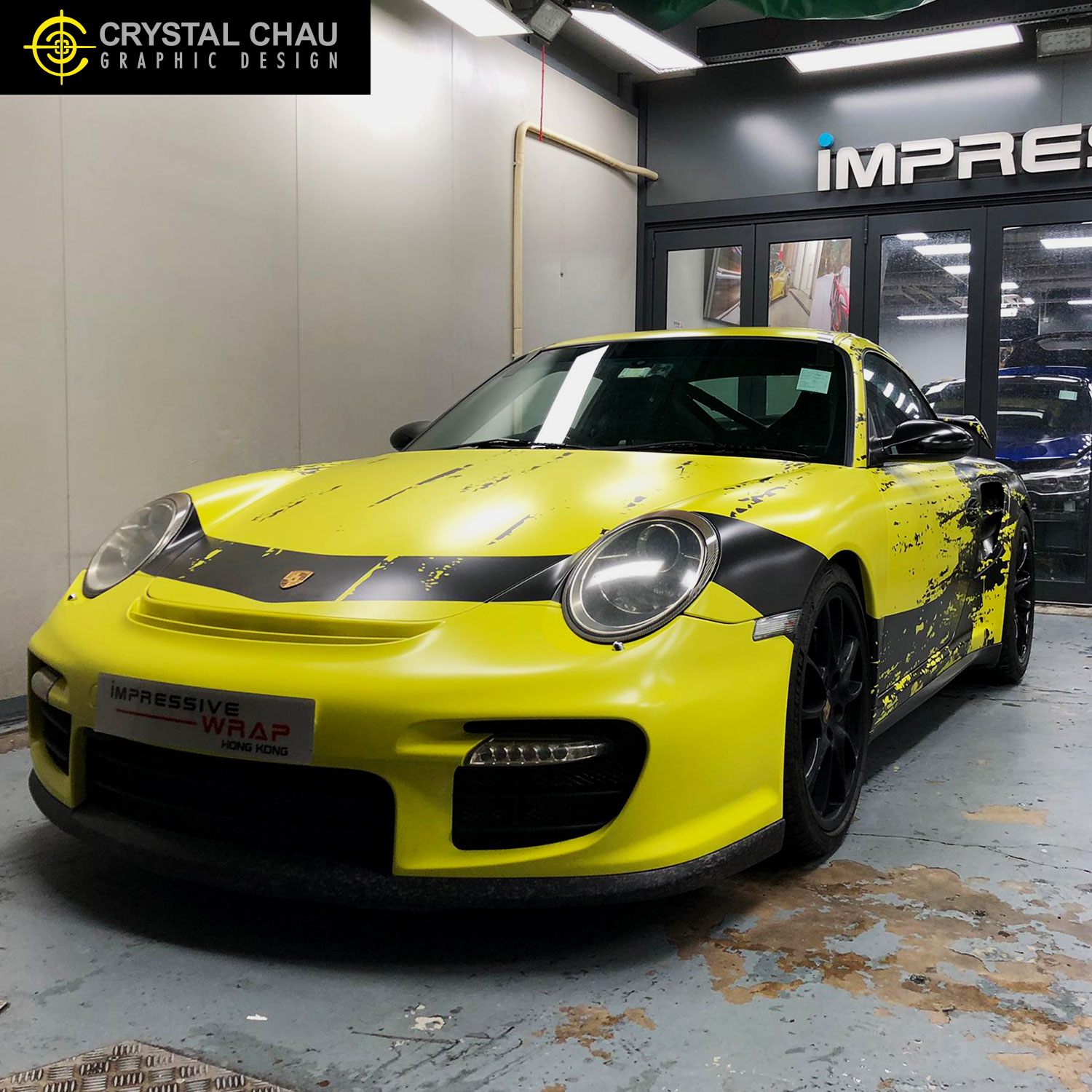 Porsche 997 GT2 Grunge Hong Kong