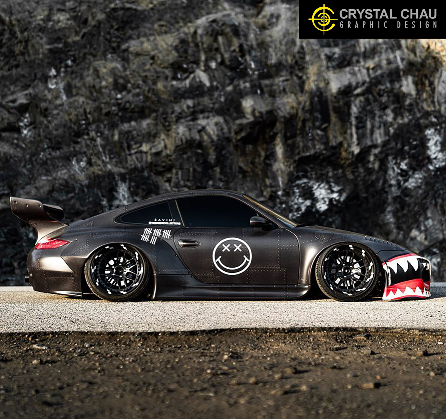 Porsche 997 Fighter Jet Sharkmouth
