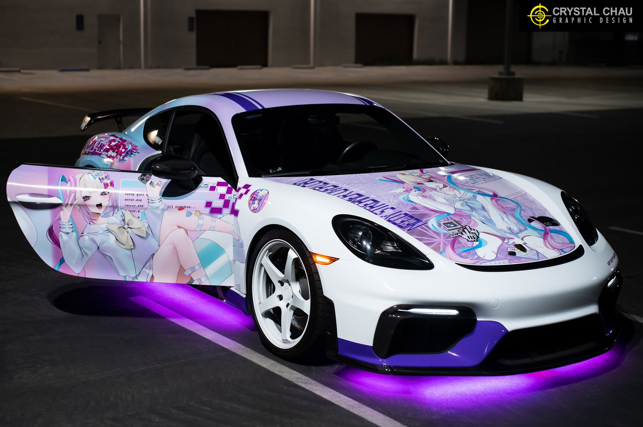 Porsche Cayman GT4 Needy Girl Overdose Itasha