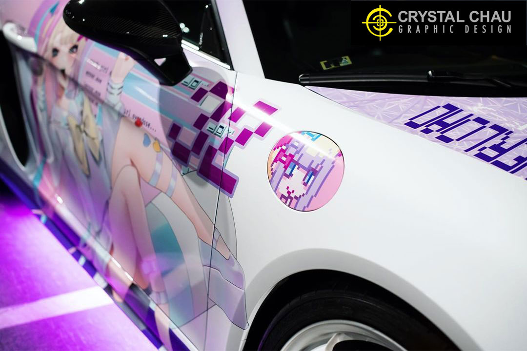 Porsche Cayman GT4 Needy Girl Overdose Itasha