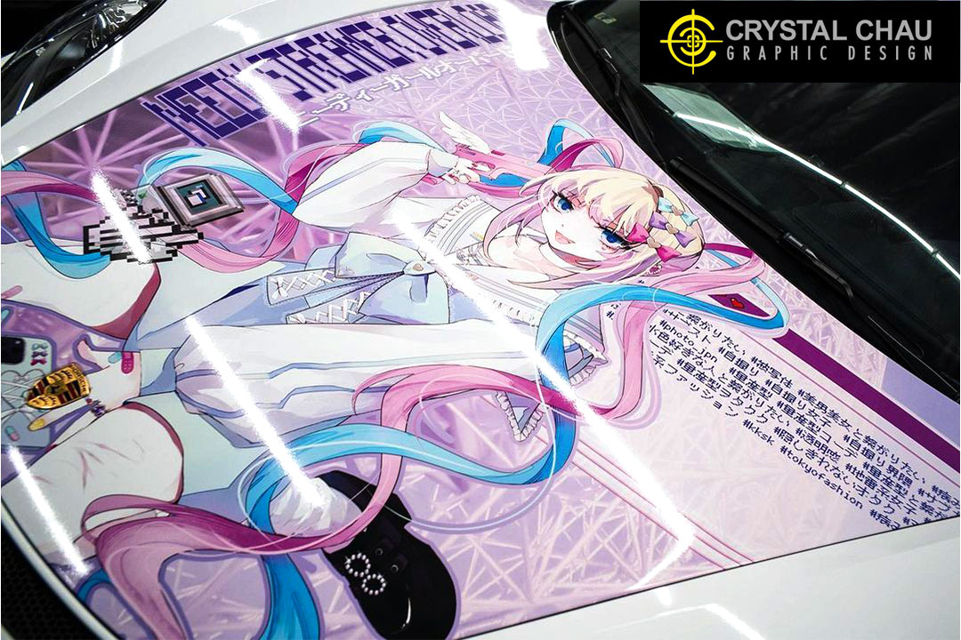 Porsche Cayman GT4 Needy Girl Overdose Itasha