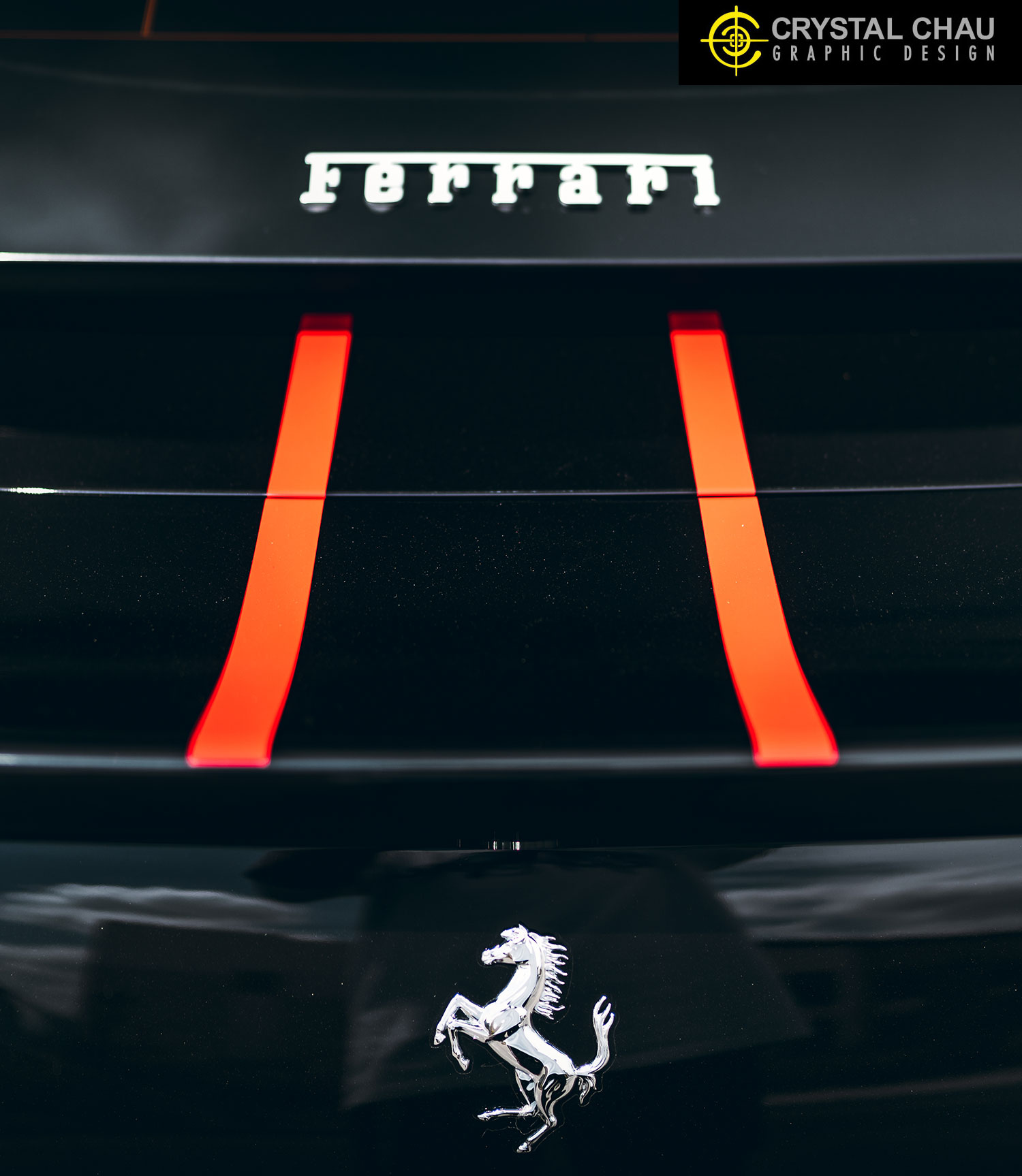 Ferrari 812 Superfast Red Stripes