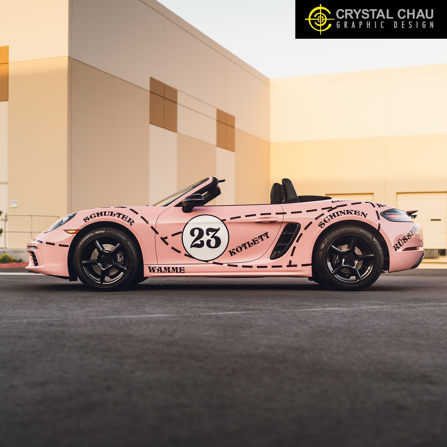 Porsche 718 Boxster Pink Pig