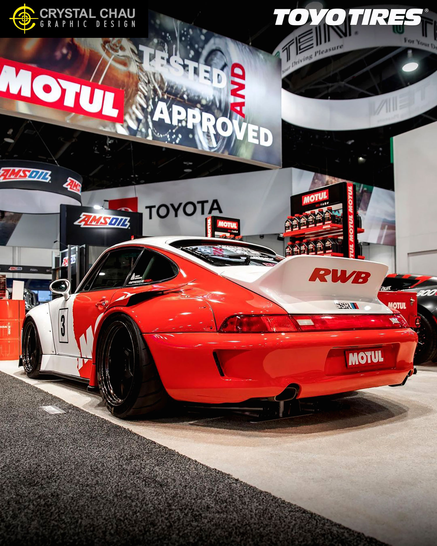 Porsche 997 RWB 993 Widebody Motul