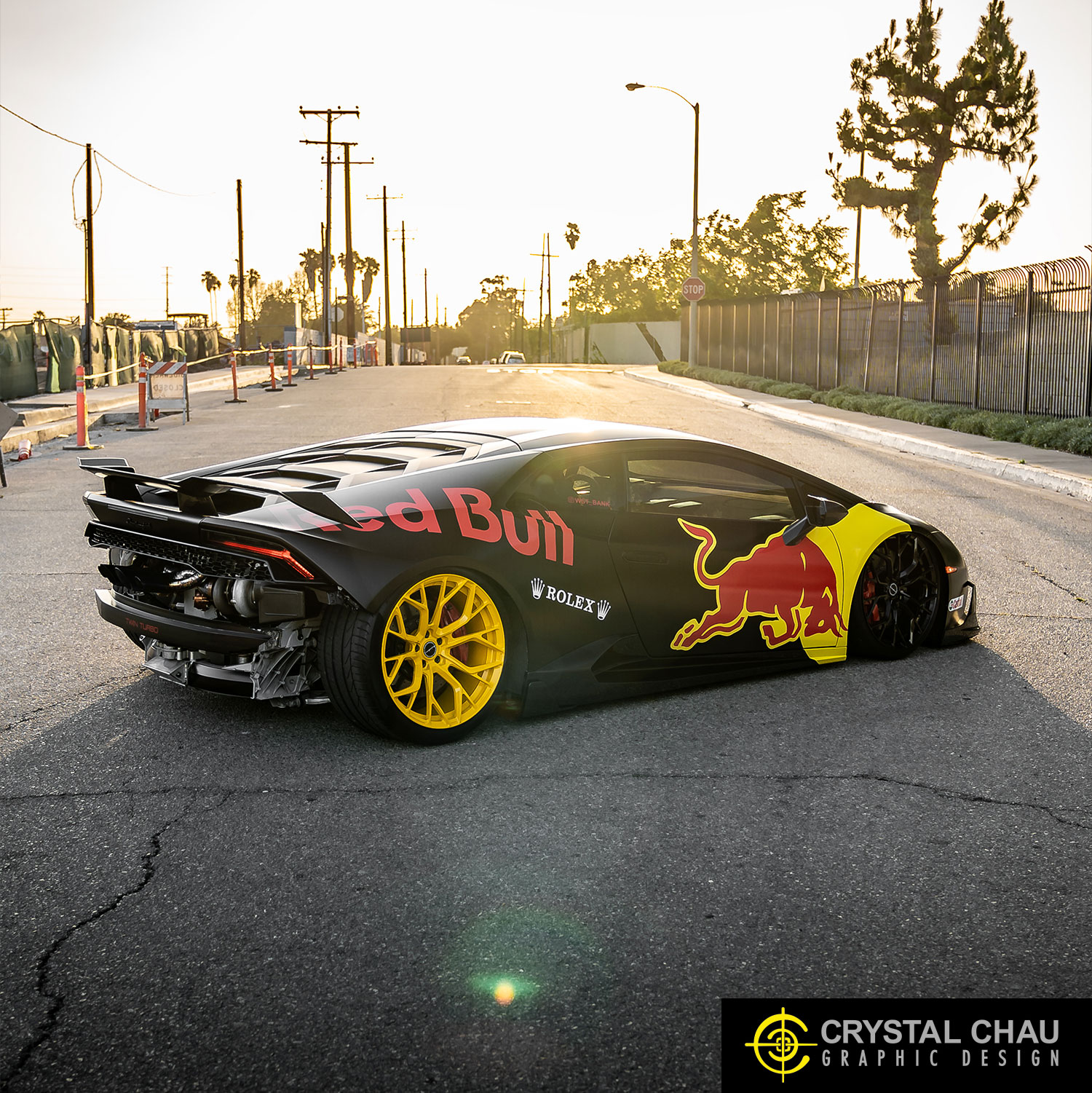Lamborghini Huracan Twin Turbo Red Bull